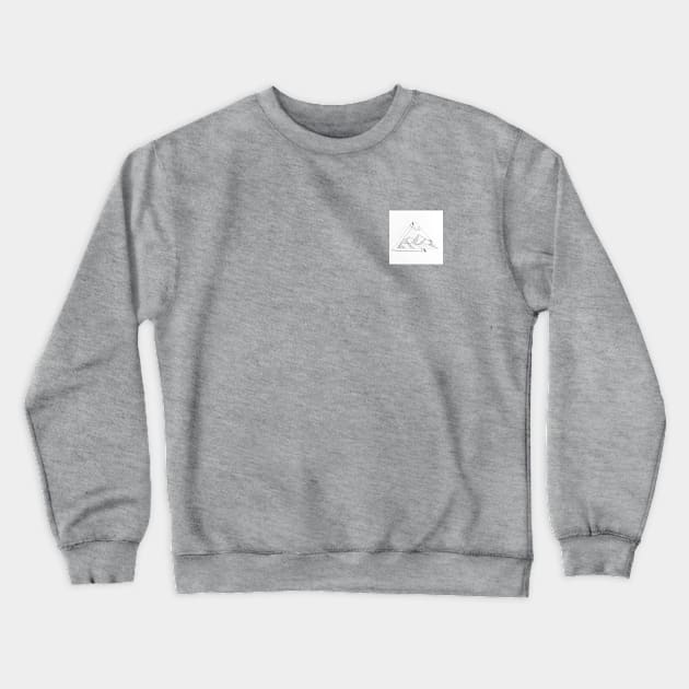 Mountains Crewneck Sweatshirt by cuthd3signs